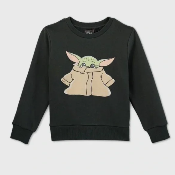Star Wars Shirts Tops Toddler Boys Baby Yoda Fleece Pullover
